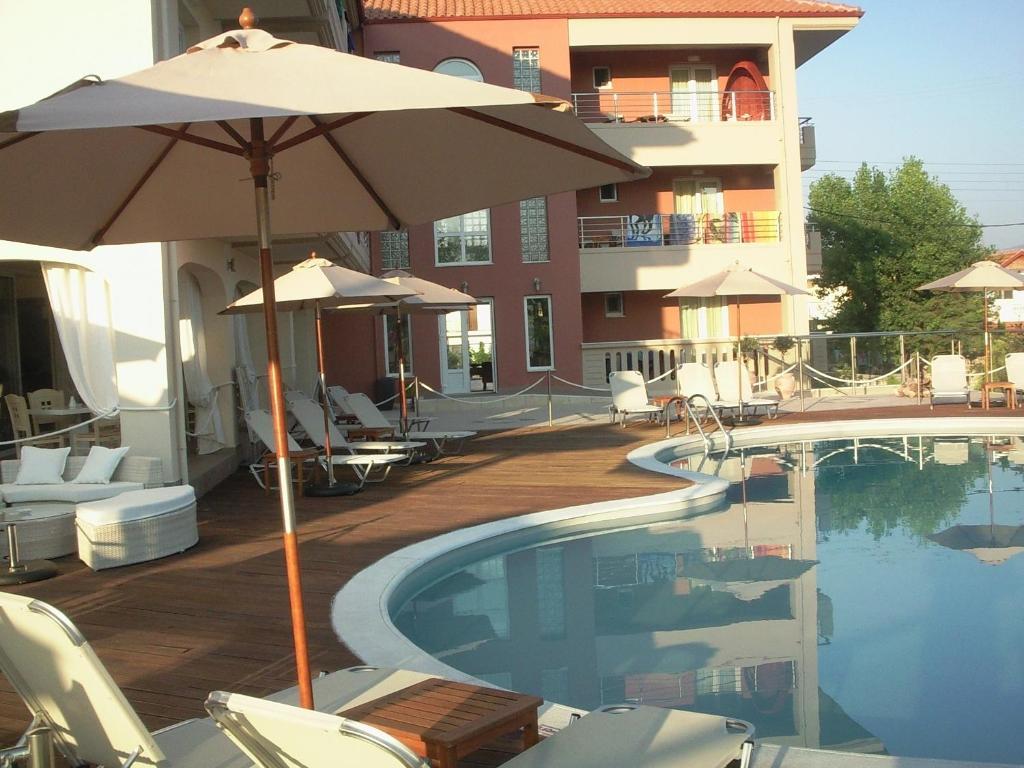 Hotel Ammos Bay Ammoudia Esterno foto